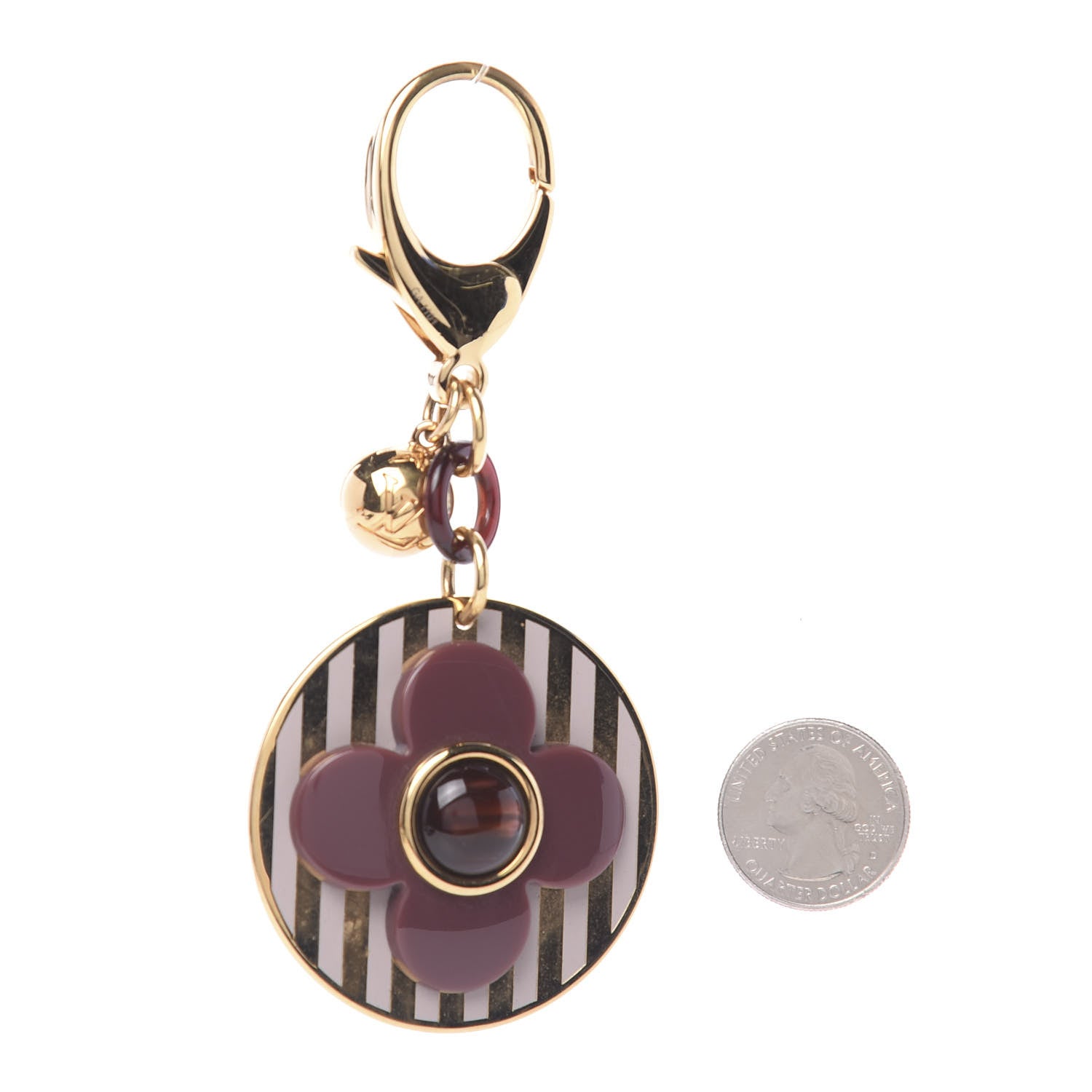 Louis Vuitton Rayures Bag Charm Purple 2 of 3