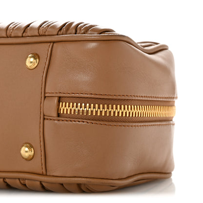 Miu Miu Nappa Matelasse Large Arcadie Top Handle Bag Caramel Caramel 11 of 11