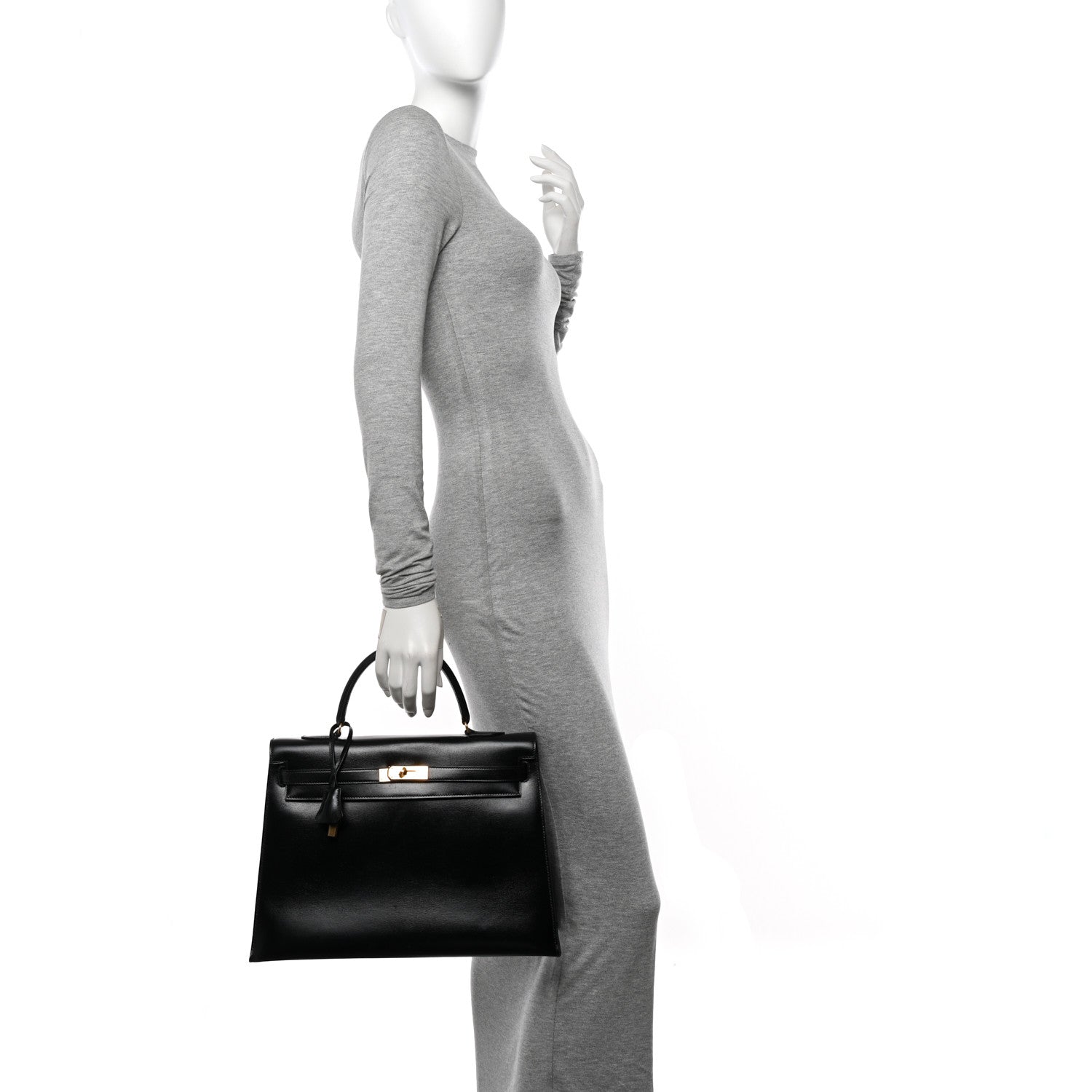 Hermes Box Kelly Sellier 35 Black 2 of 14