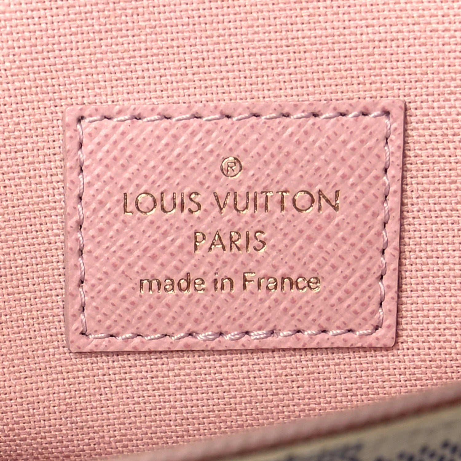 Louis Vuitton Damier Azur Pochette Felicie Chain Wallet Rose Ballerine 7 of 12