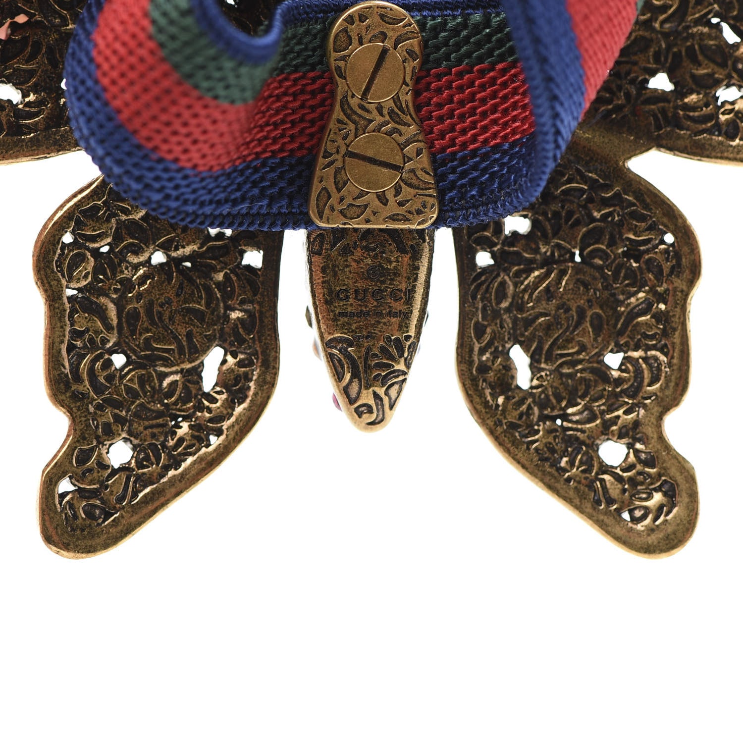 Gucci Web Crystal Butterfly Bracelet Multicolor 4 of 5