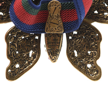 Gucci Web Crystal Butterfly Bracelet Multicolor 4 of 5