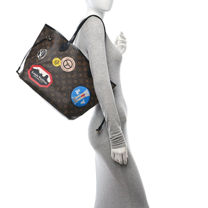 Louis Vuitton Monogram My LV World Tour Neverfull MM 2 of 13