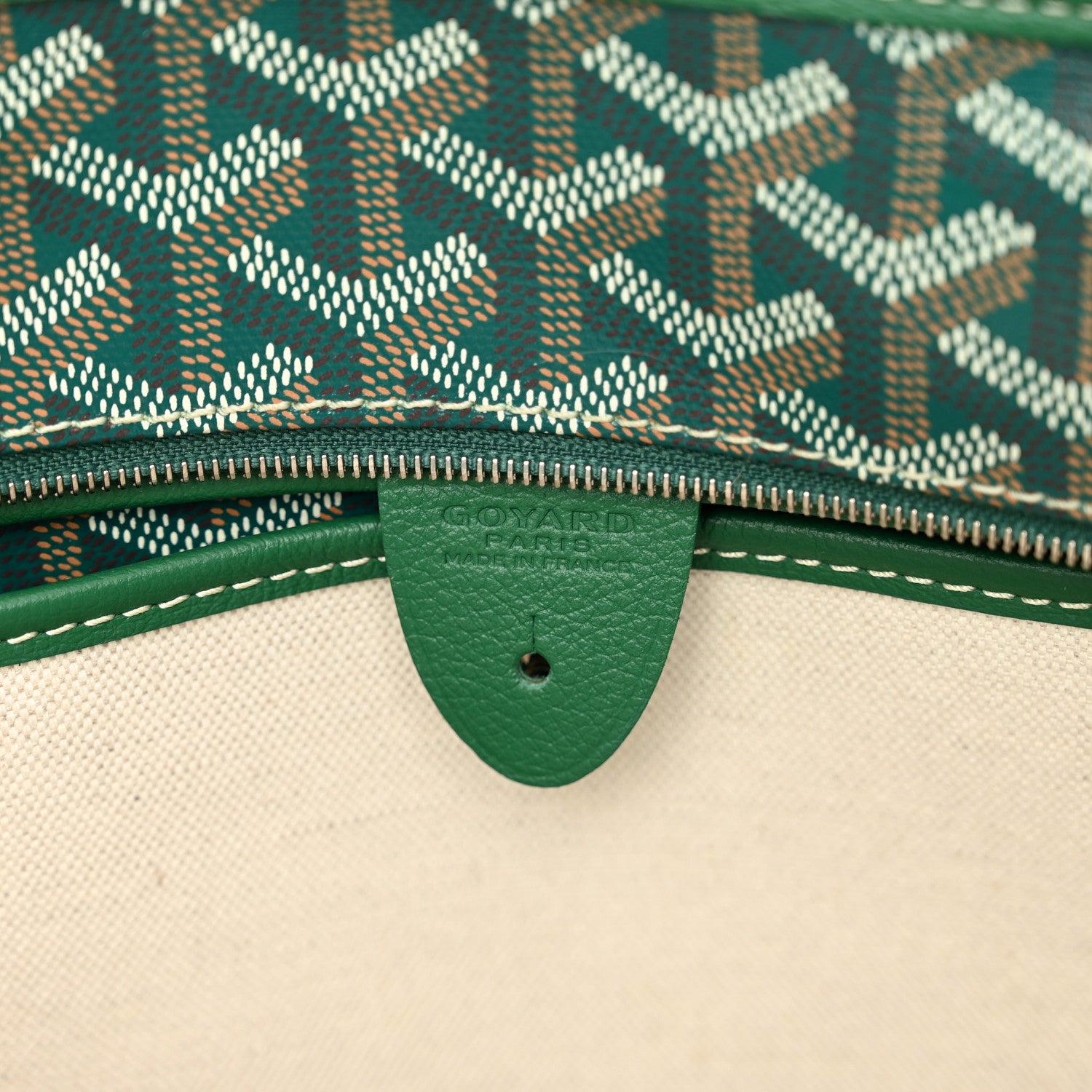 Goyard Goyardine Artois PM Green 7 of 10