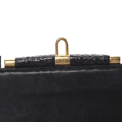 Hermes Ostrich Palonnier Bag Black 18 of 19