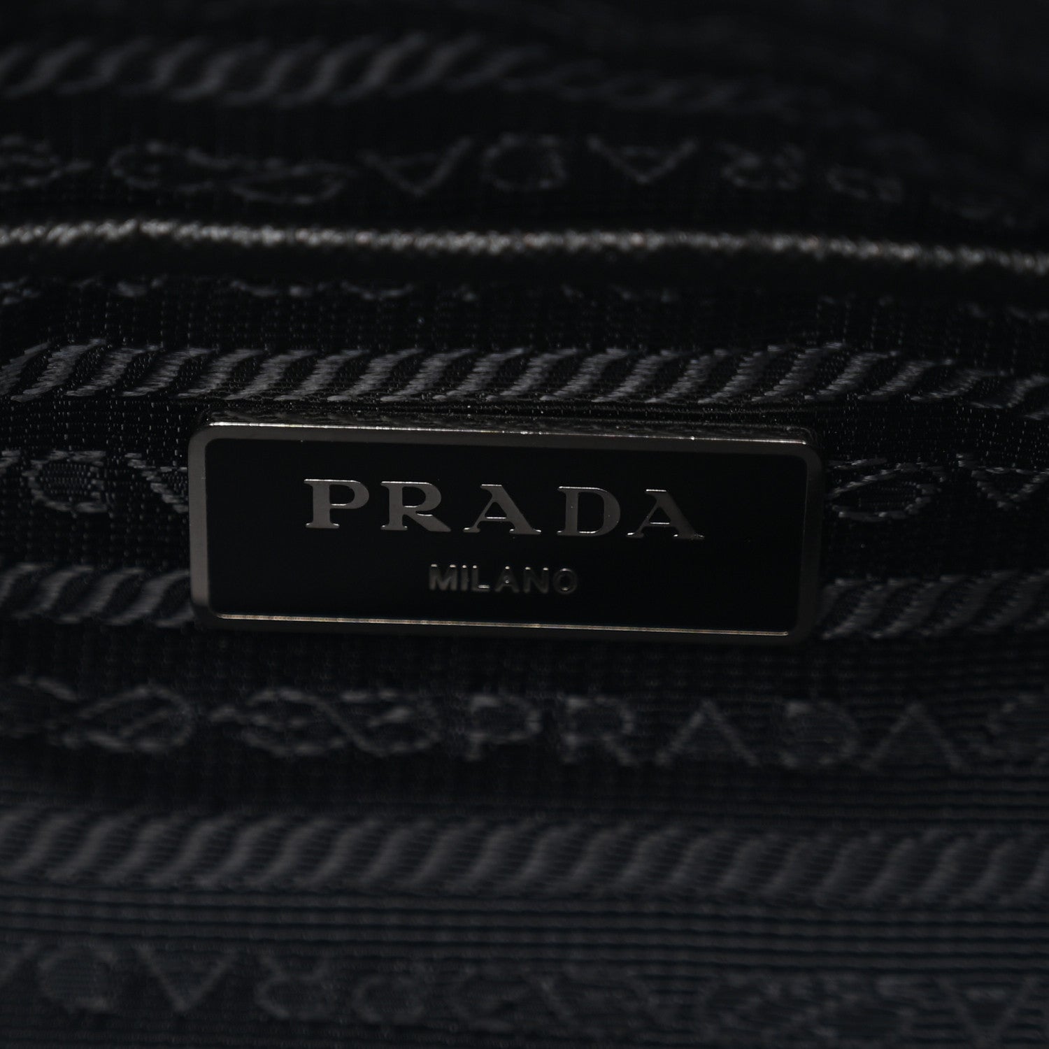 Prada Nylon Vela Messenger Bag Black 6 of 10