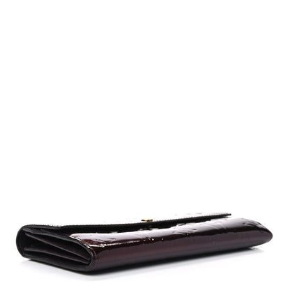 Louis Vuitton Vernis Sarah Wallet Rouge Fauviste 3 of 5