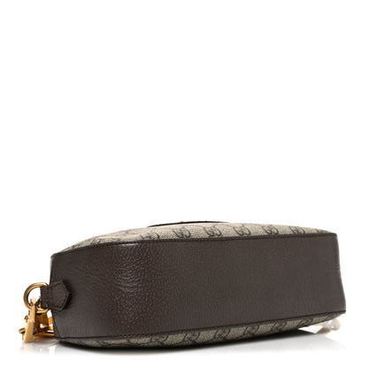 Gucci GG Supreme Monogram Web Neo Vintage Shoulder Bag Beige New Acero Crop 4 of 11