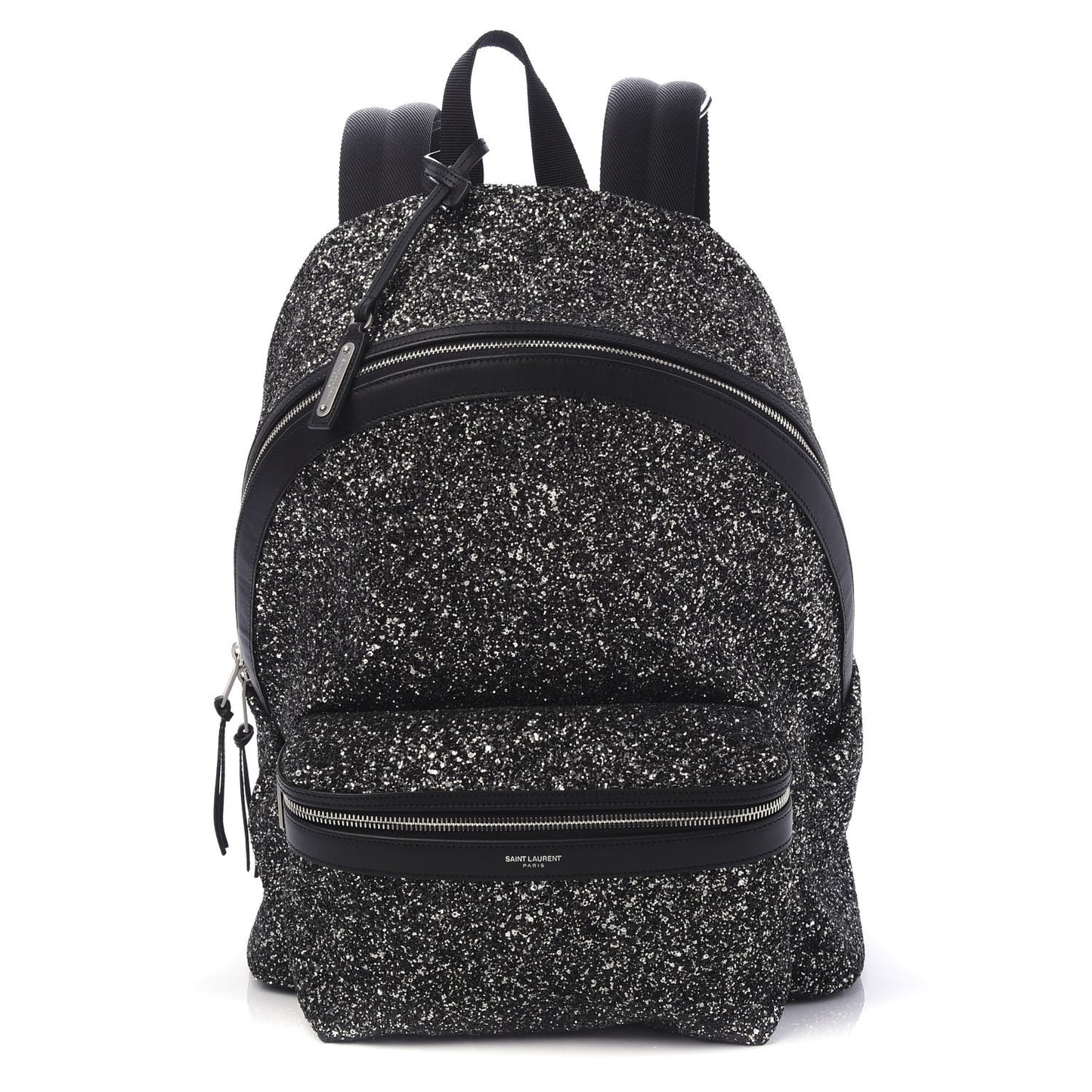 Glitter Canvas City Backpack Gunmetal