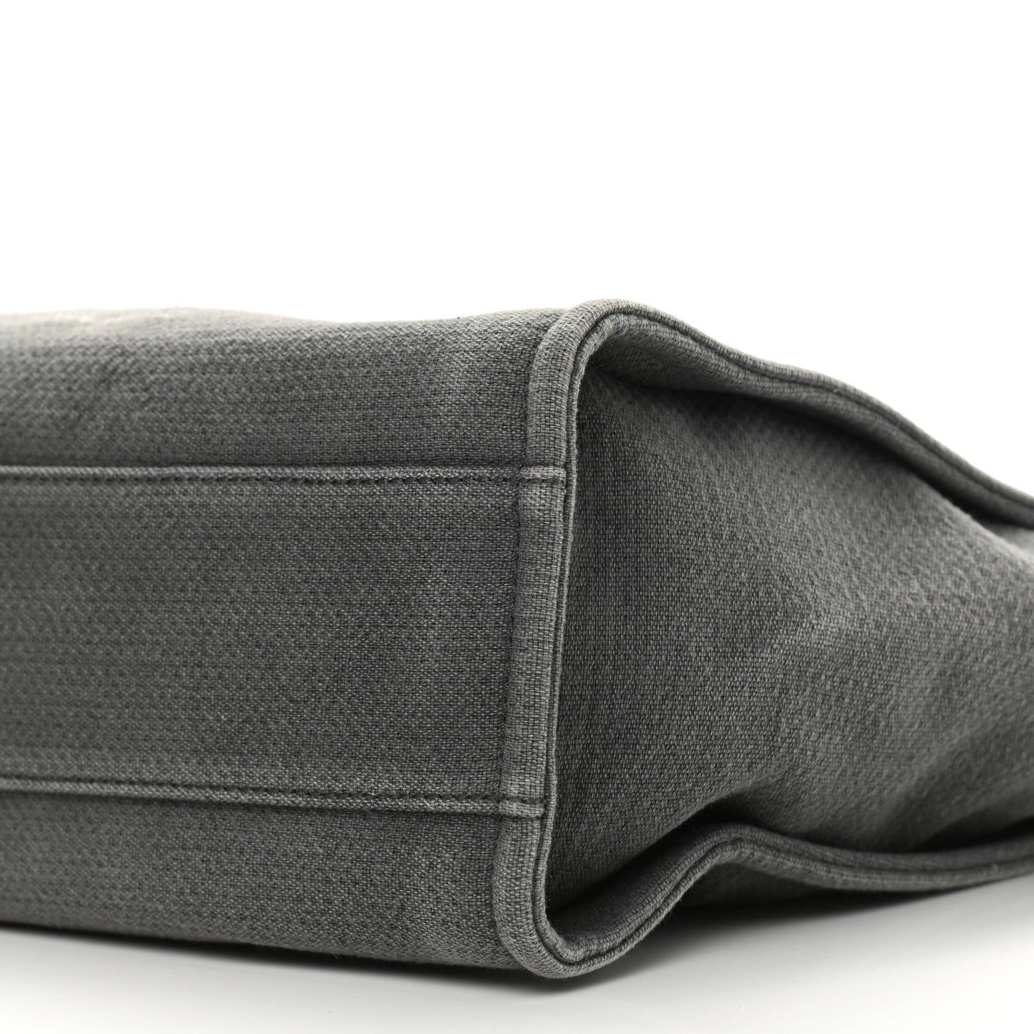 Chanel Canvas Small Deauville Tote Grey 10 of 11