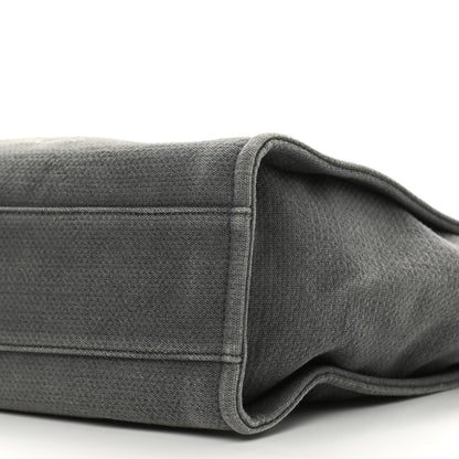 Chanel Canvas Small Deauville Tote Grey 10 of 11