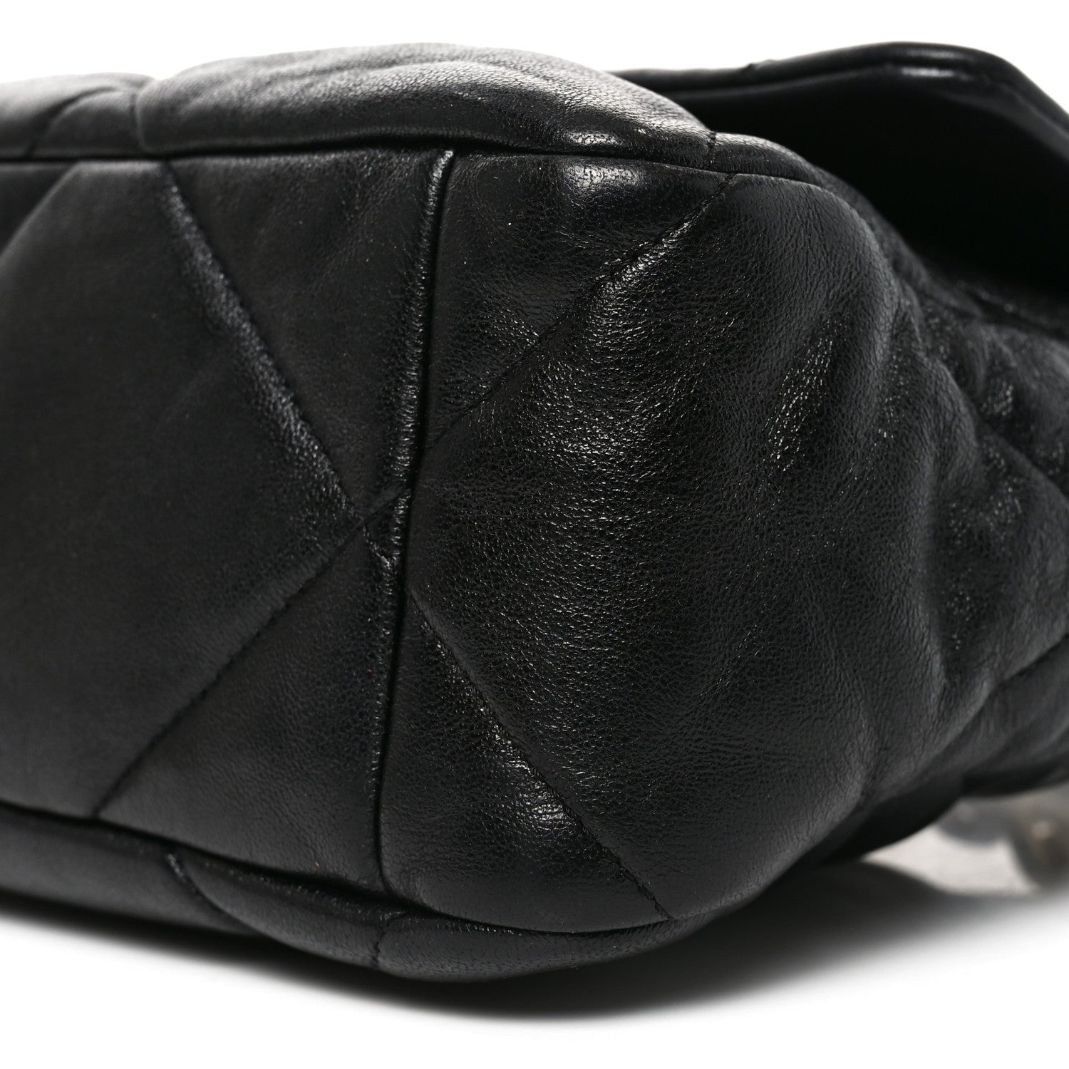 Chanel Goatskin Quilted Large Chanel 19 Flap Black 1909855