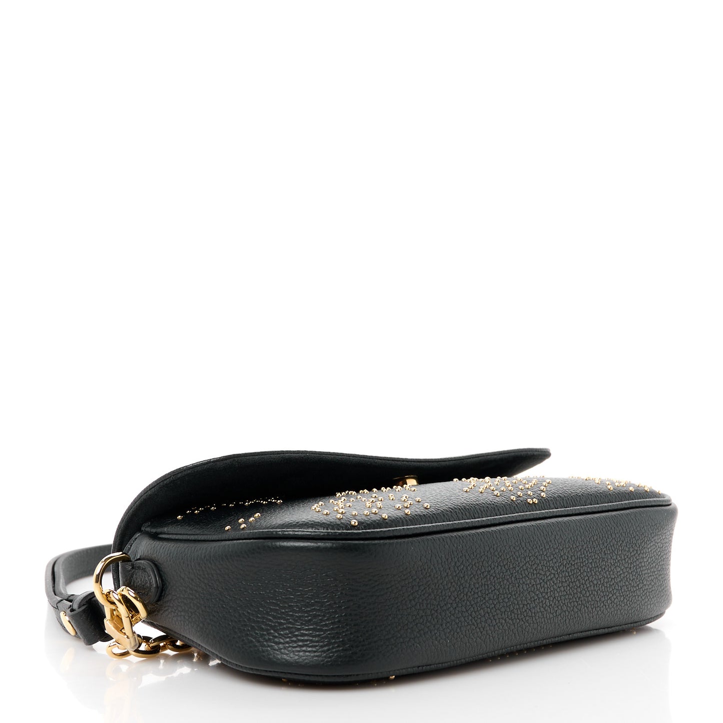 Empreinte Giant Studded Ivy Wallet On Chain Black
