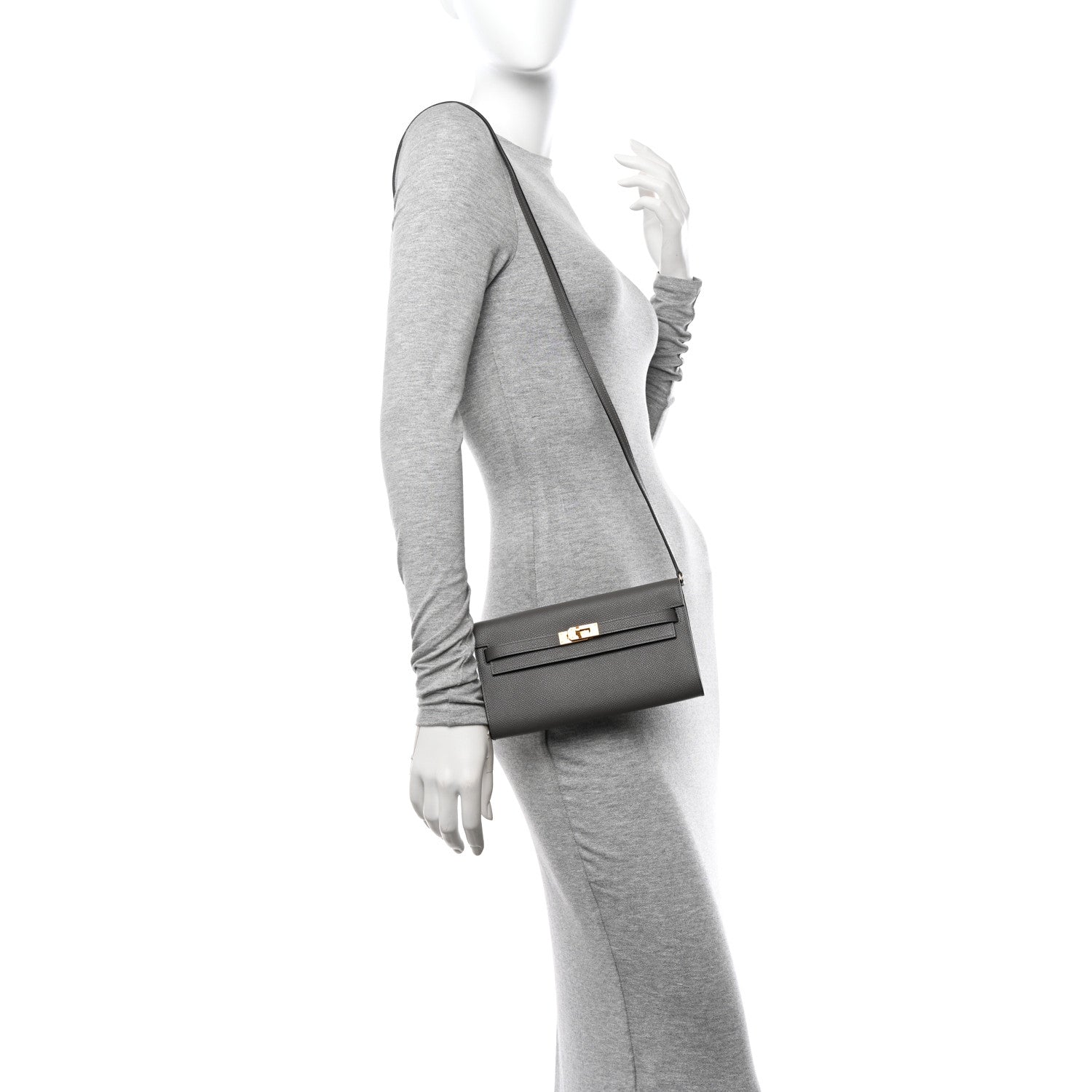 Hermes Epsom Kelly To Go Wallet Gris Meyer 2 of 11
