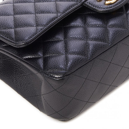 Chanel Caviar Quilted Medium Double Flap Black 6 of 11
