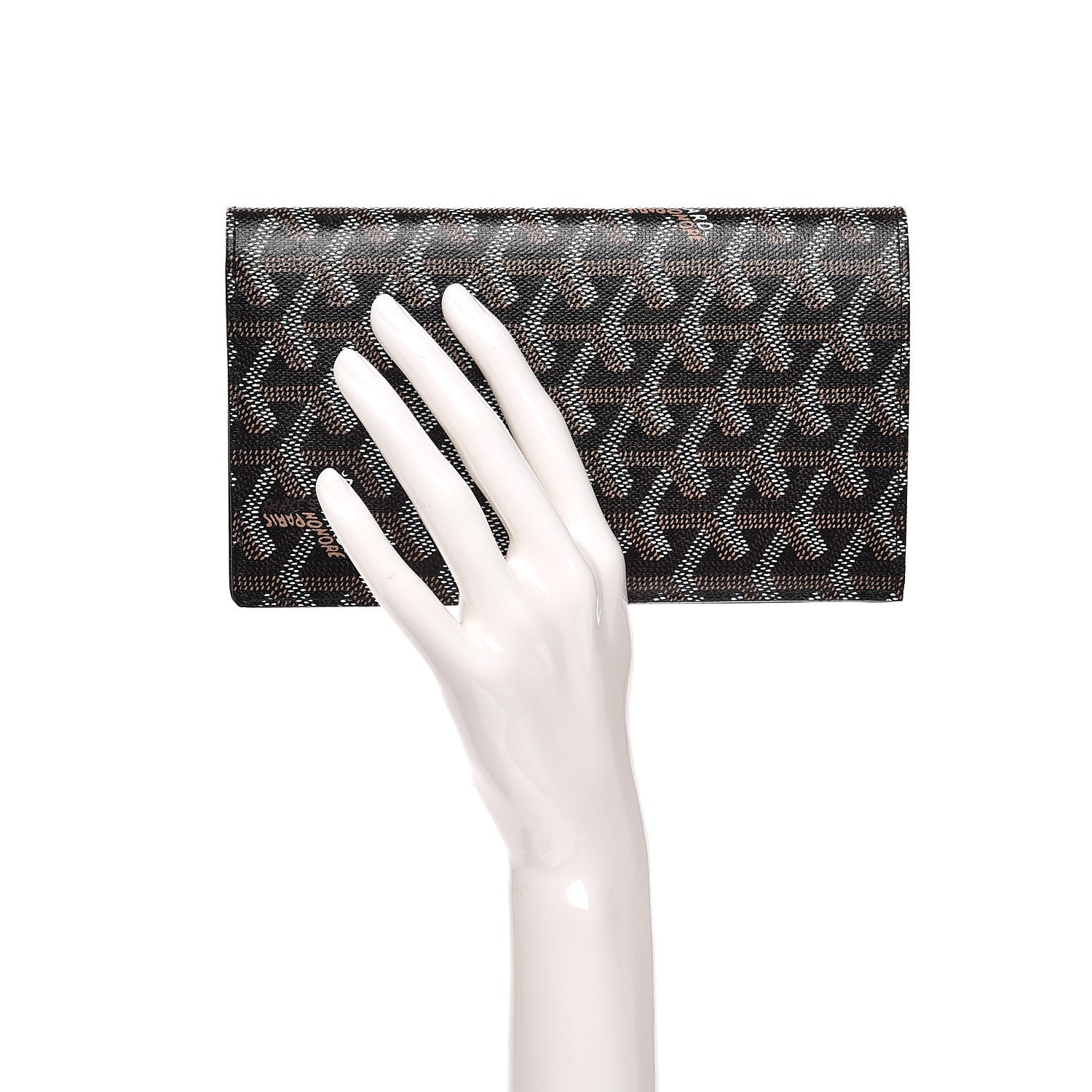 Goyard Goyardine Long Bi-Fold Wallet Black 2 of 7