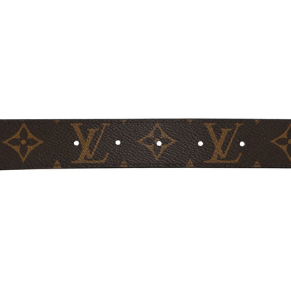 Louis Vuitton Calfskin Monogram 30mm LV Initiales Reversible Belt 85 34 Black 5 of 5