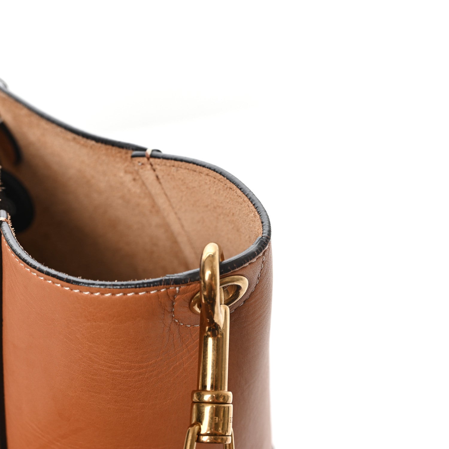 Celine Natural Calfskin Seau Sangle Bucket Bag Tan 10 of 10