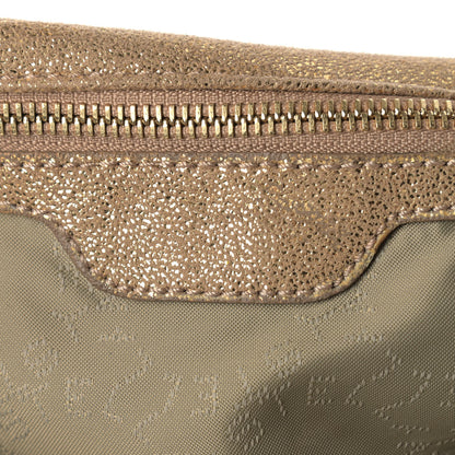 Stella McCartney Metallic Shaggy Deer Falabella Fold Over Tote Gold 5 of 9