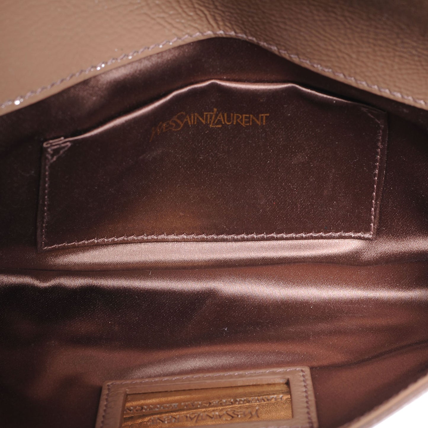 Patent Belle de Jour Clutch Nude