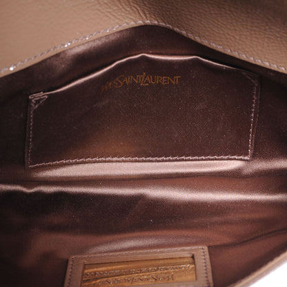 Saint Laurent Patent Belle de Jour Clutch Nude 5 of 7