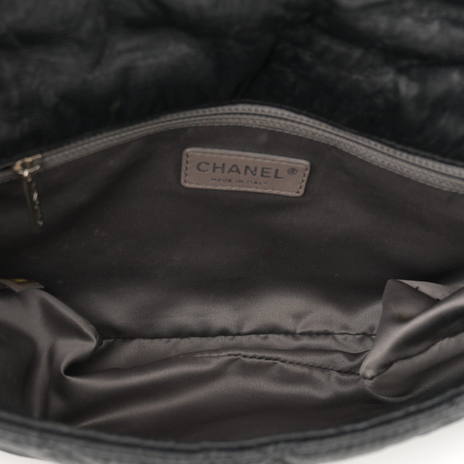 Chanel Coated Canvas Quilted Le Marais Flap Black 5 of 11