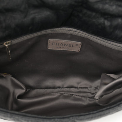 Chanel Coated Canvas Quilted Le Marais Flap Black 5 of 11