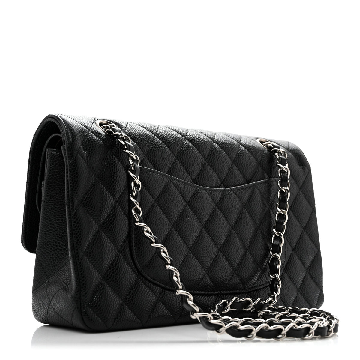 Chanel Caviar Quilted Medium Double Flap Black 3 of 10