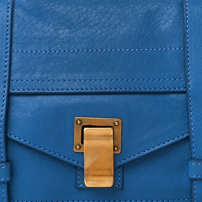 Proenza Schouler Lambskin PS1 Pochette Clutch Blue 11 of 14