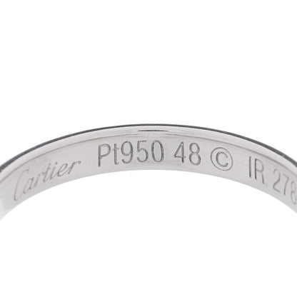 Cartier Platinum 2.5mm 1895 Wedding Band Ring 48 4.5 4 of 4