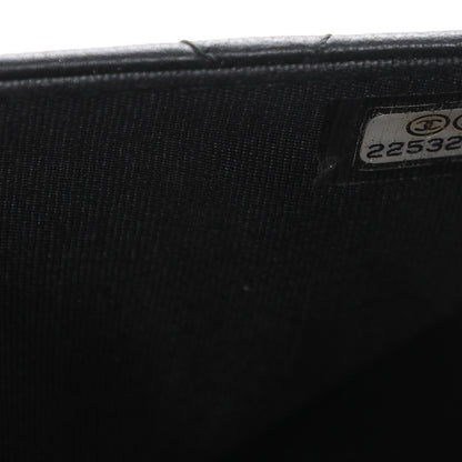 Chanel Lambskin Quilted Boy Wallet On Chain WOC Black 8 of 9