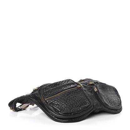 Alexander Wang Pebbled Lambskin Max Fanny Pack Belt Bag Black 4 of 9
