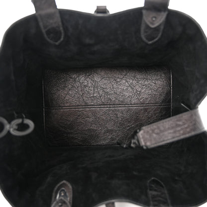 Christian Dior Crinkled Calfskin Cannage Medium Dior Tojours Bag Black 6 of 13