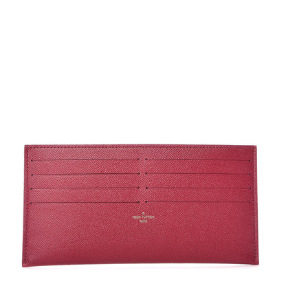 Louis Vuitton Calfskin Felicie Card Holder Insert Fuchsia 1 of 6