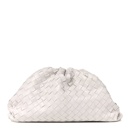 Bottega Veneta Nappa Maxi Intreccio The Pouch Oversized Clutch Plaster 1 of 9