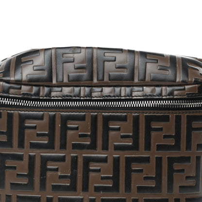 Fendi Vitello Century Bi-Color FF 1974 Embossed Belt Bag Maya Black 8 of 11