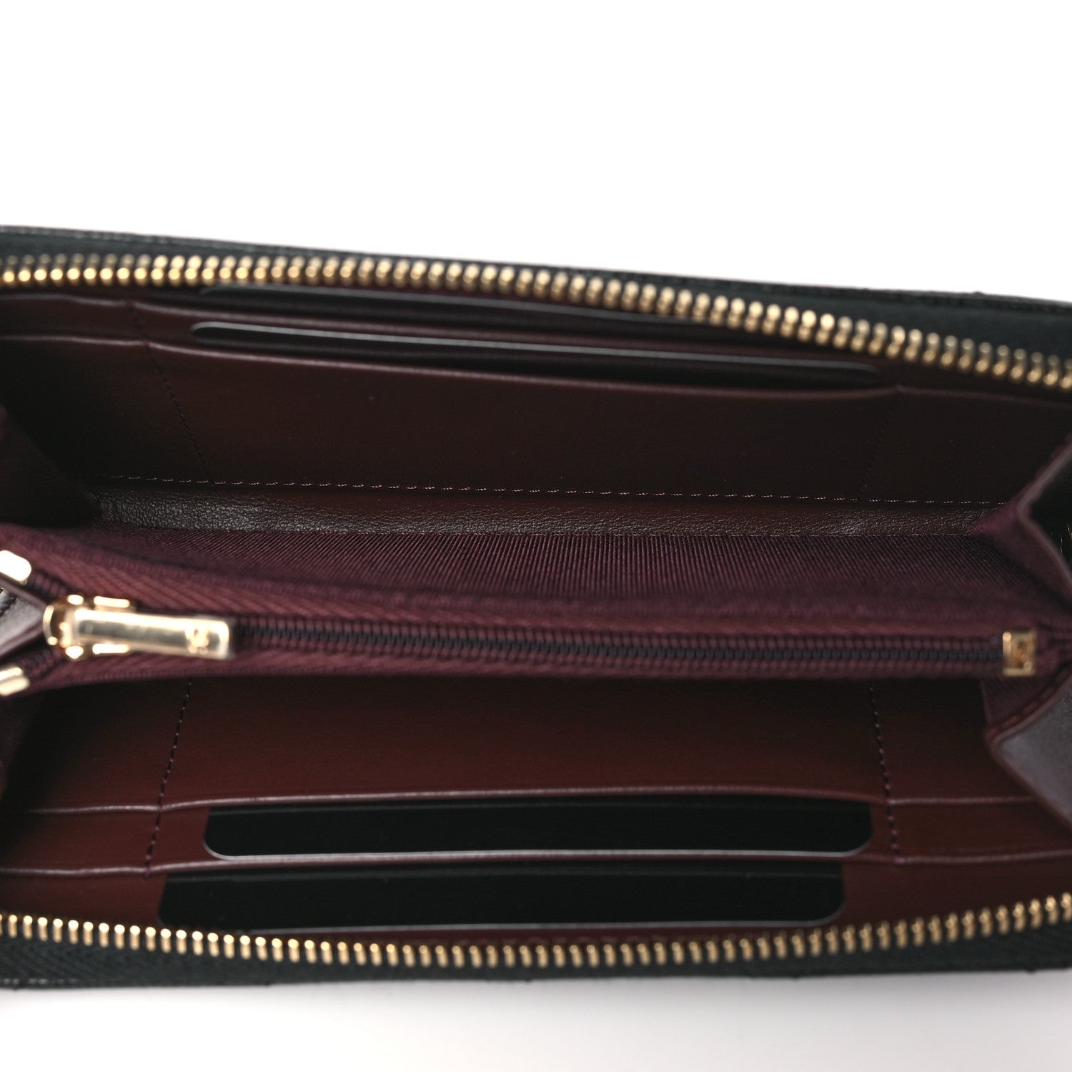 Chanel Caviar Quilted Medium Zip Around Wallet Black 5 of 8