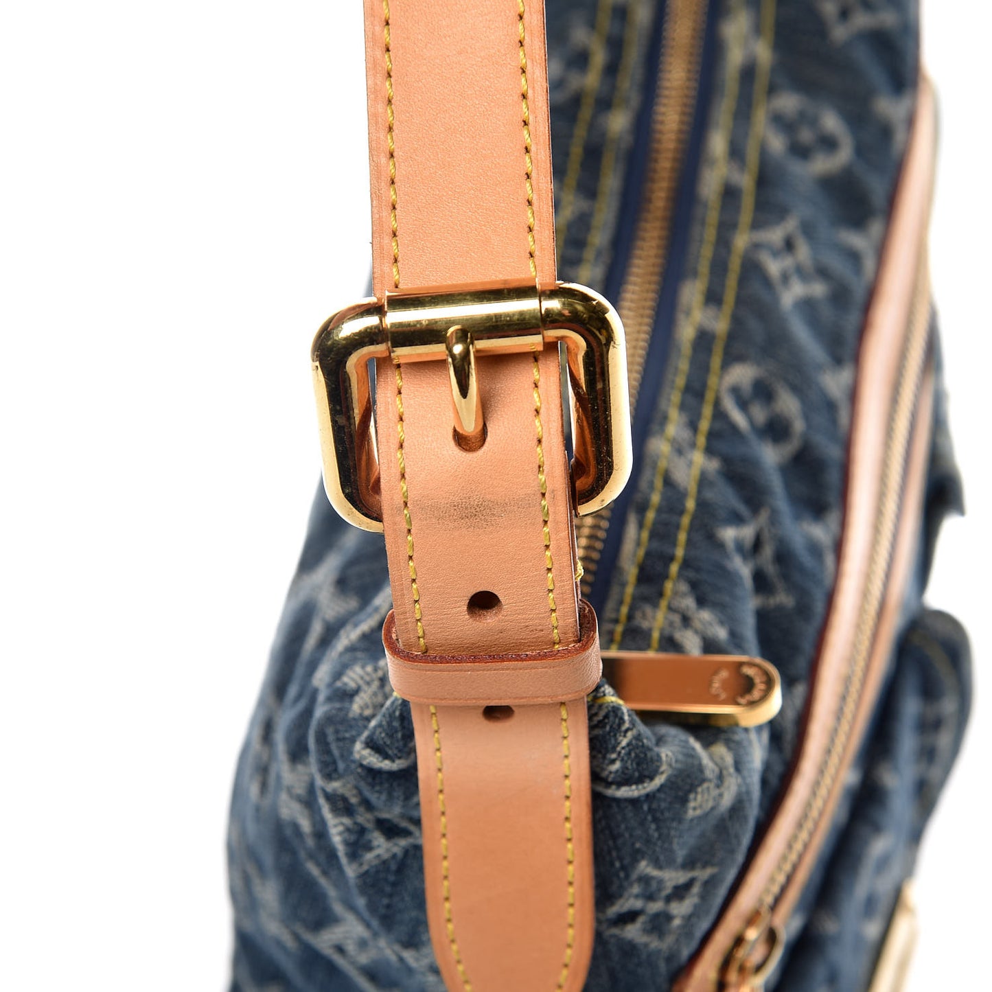 Monogram Denim Baggy PM Blue