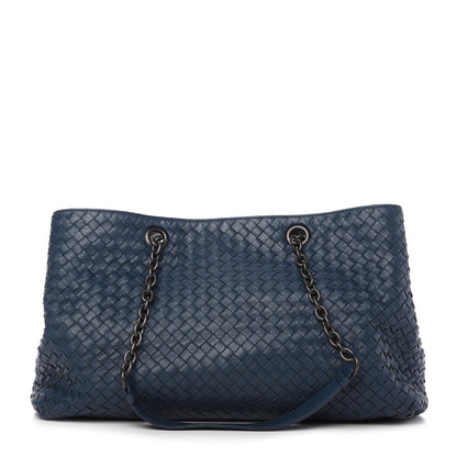 Bottega Veneta Nappa Intrecciato Large Tote Denim 1 of 10