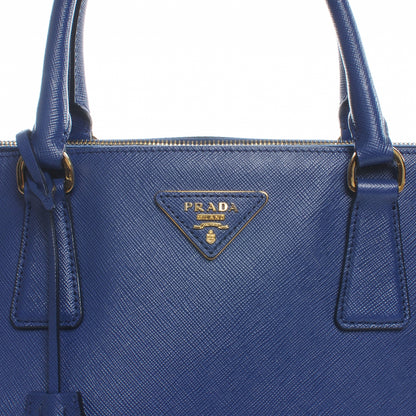 Prada Saffiano Lux Large Tote Bluette 3 of 8