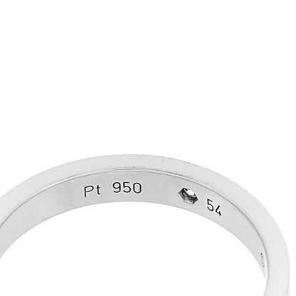 Cartier Platinum 2 Diamond 3mm C De Cartier Wedding Band Ring 54 7 5 of 5