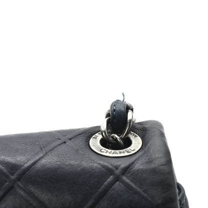 Chanel Calfskin Diamond Embossed New Chic Flap Blue 9 of 9