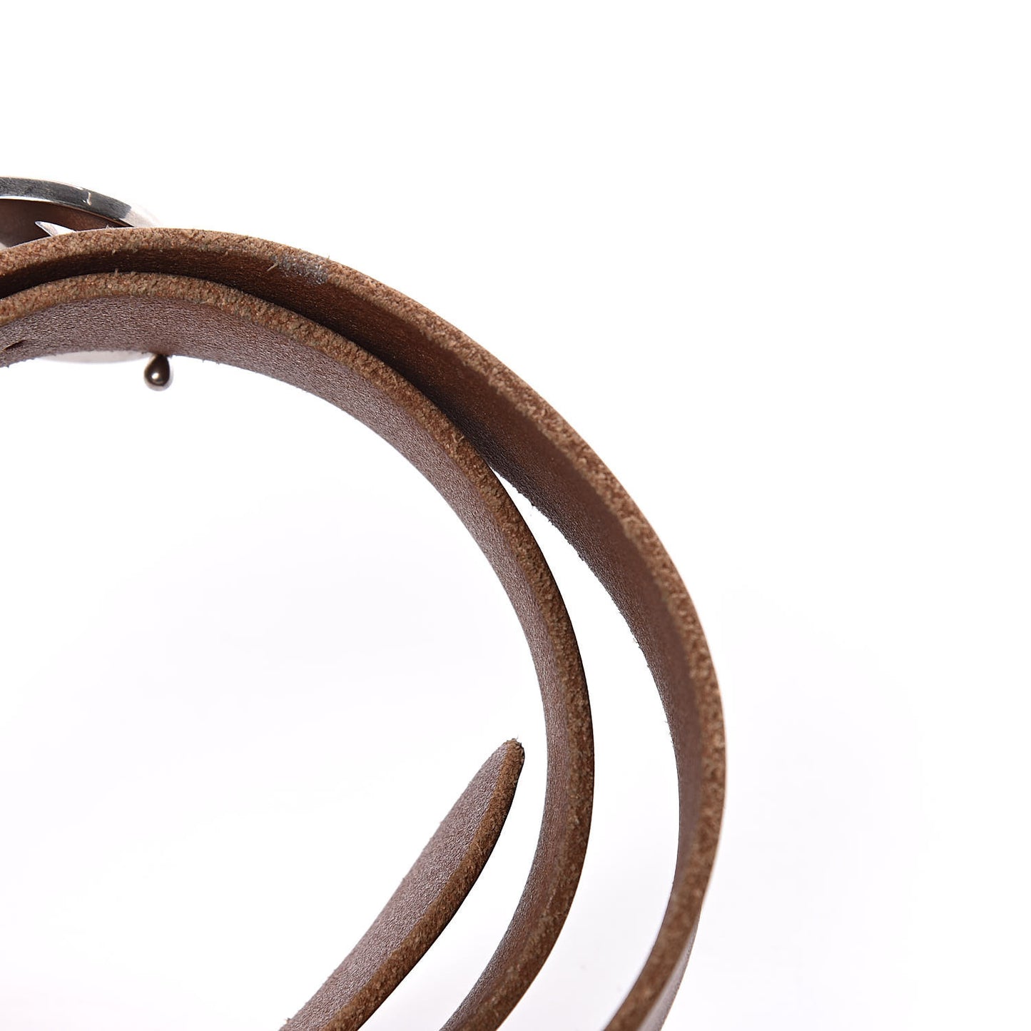 Cuoio Toscano Nickel Double Double G 30mm Belt 80 32 Cuir