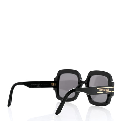 Christian Dior Acetate Diorsignature S1U Square Sunglasses Black 4 of 9