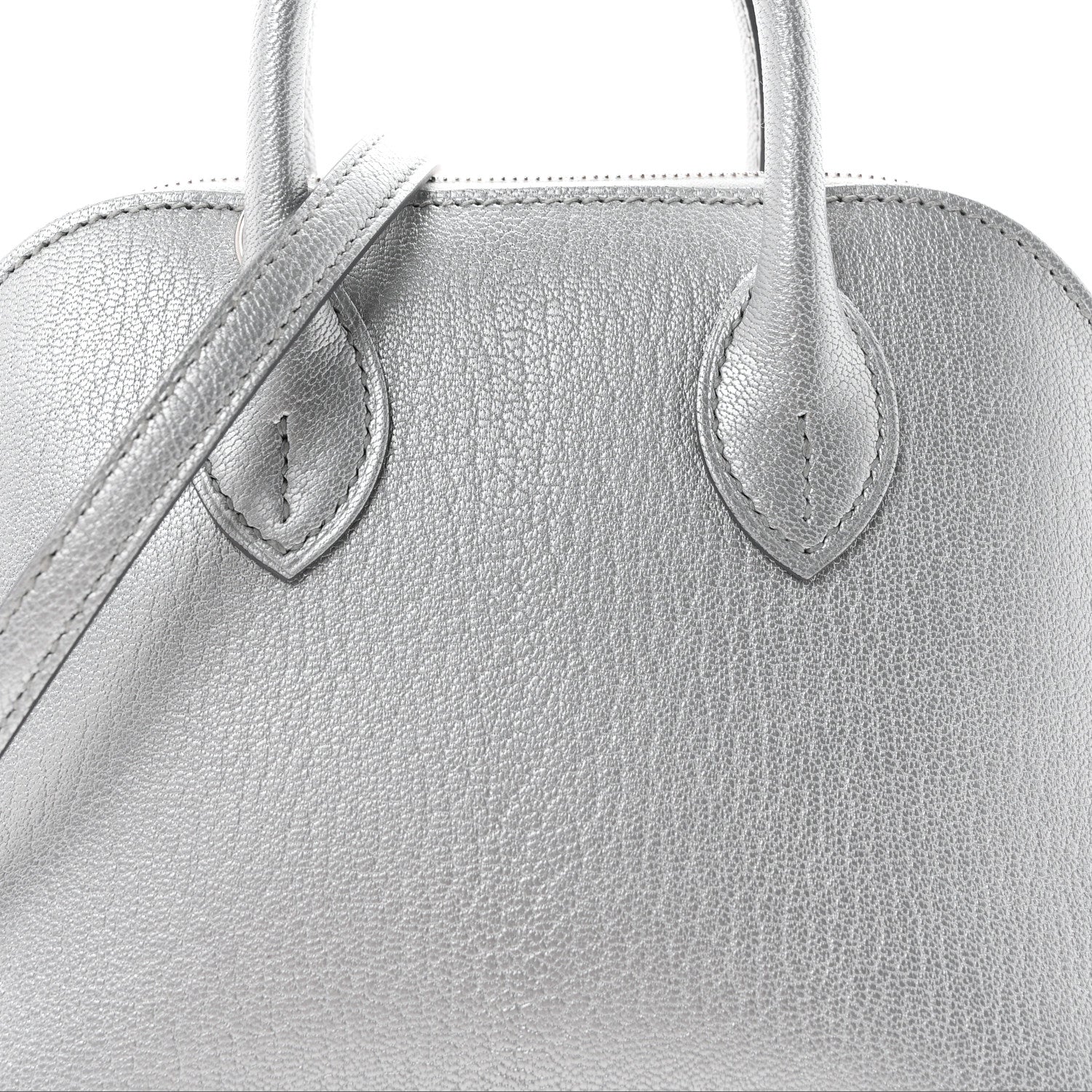 Hermes Metallic Chevre Chamkilight Mini 1923 Bolide Argent 8 of 11