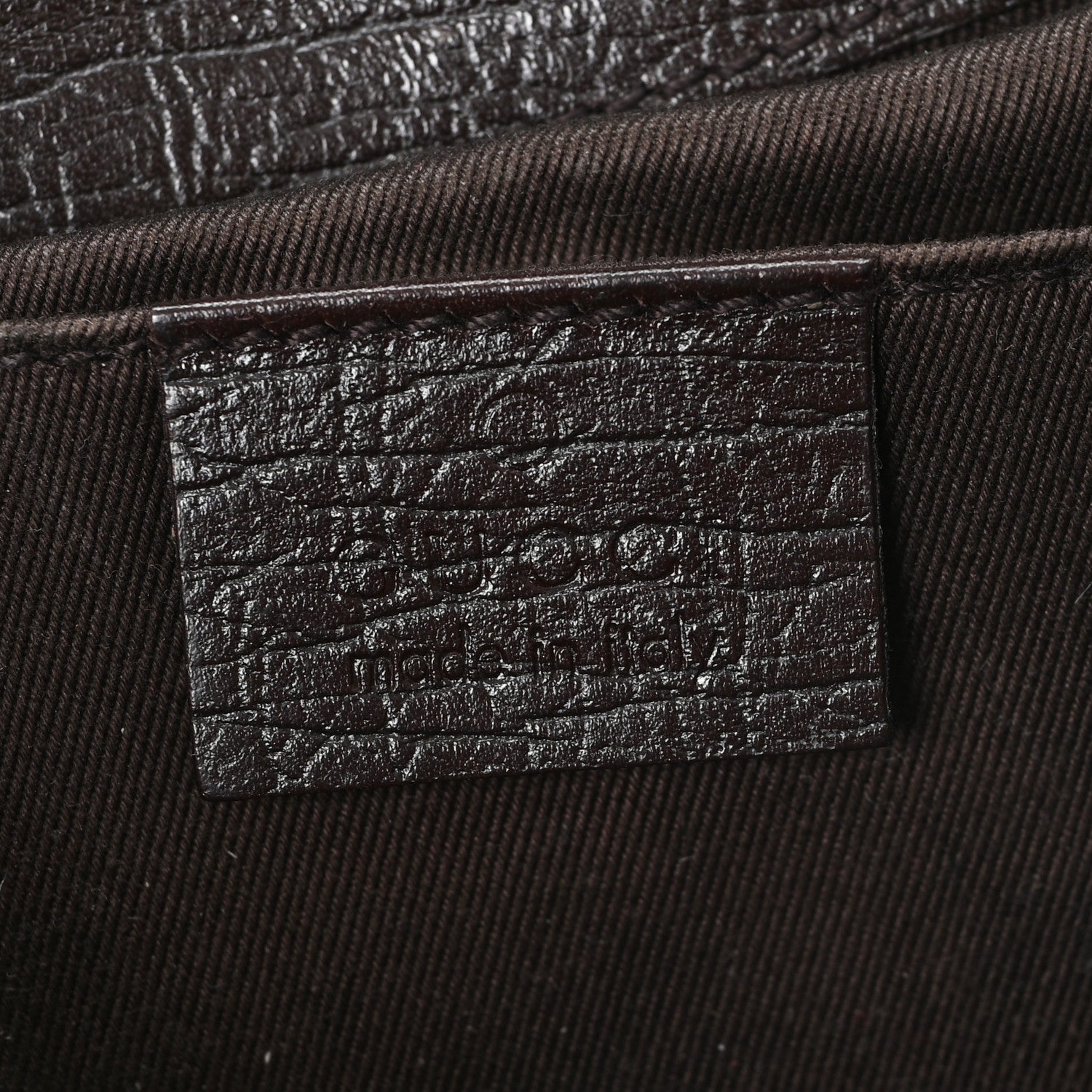 Gucci Monogram Horsebit Clutch Dark Brown 6 of 11
