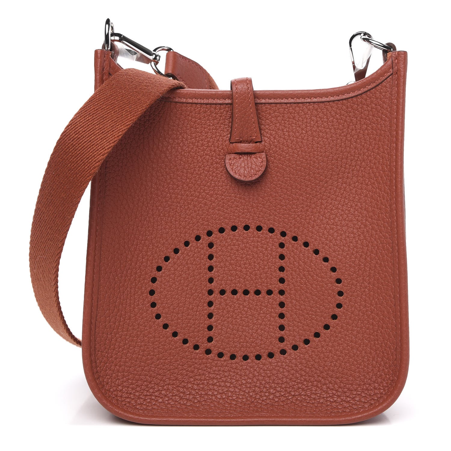 Hermes Taurillon Clemence Evelyne TPM Cuivre 1 of 11