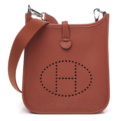 Hermes Taurillon Clemence Evelyne TPM Cuivre 1 of 11