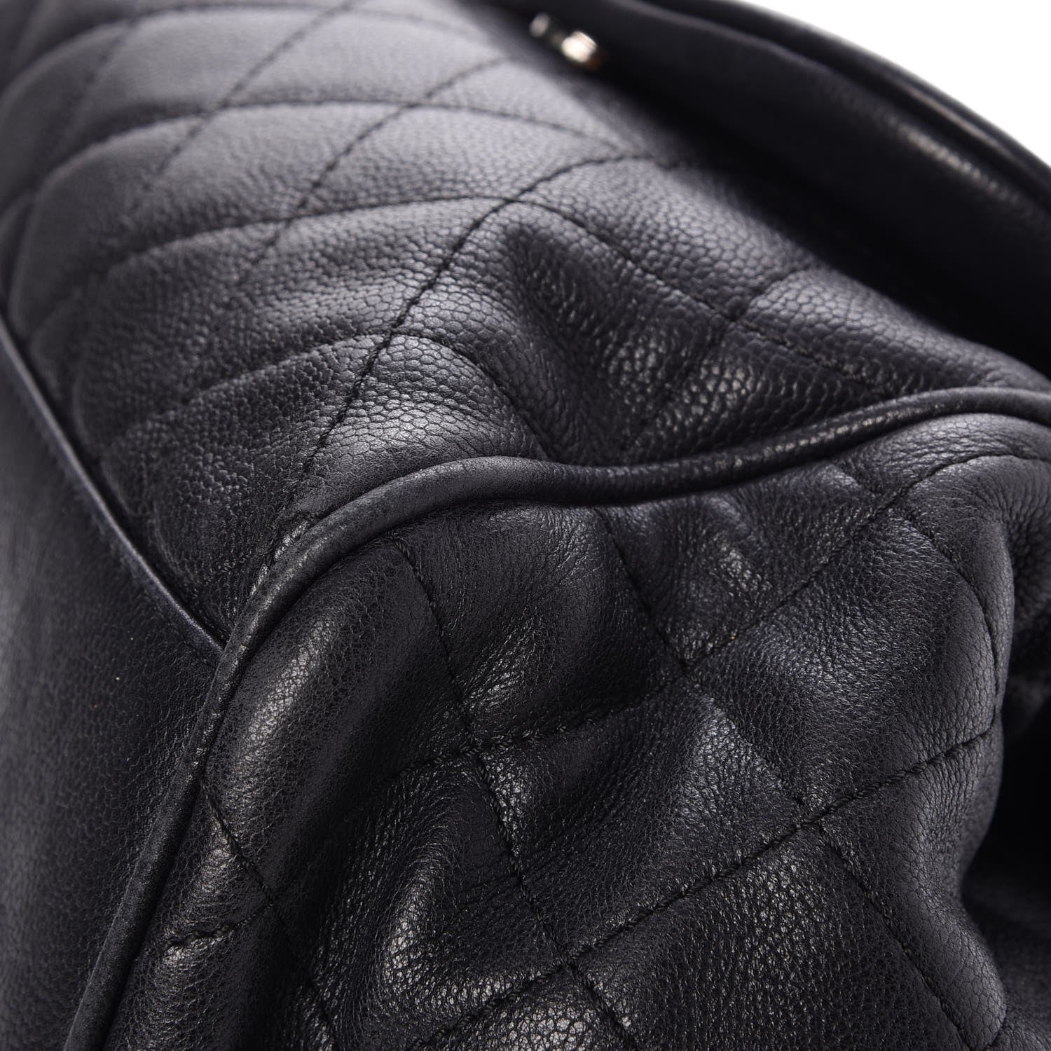 Chanel Caviar Quilted Timeless Accordion Flap Black 9 of 12