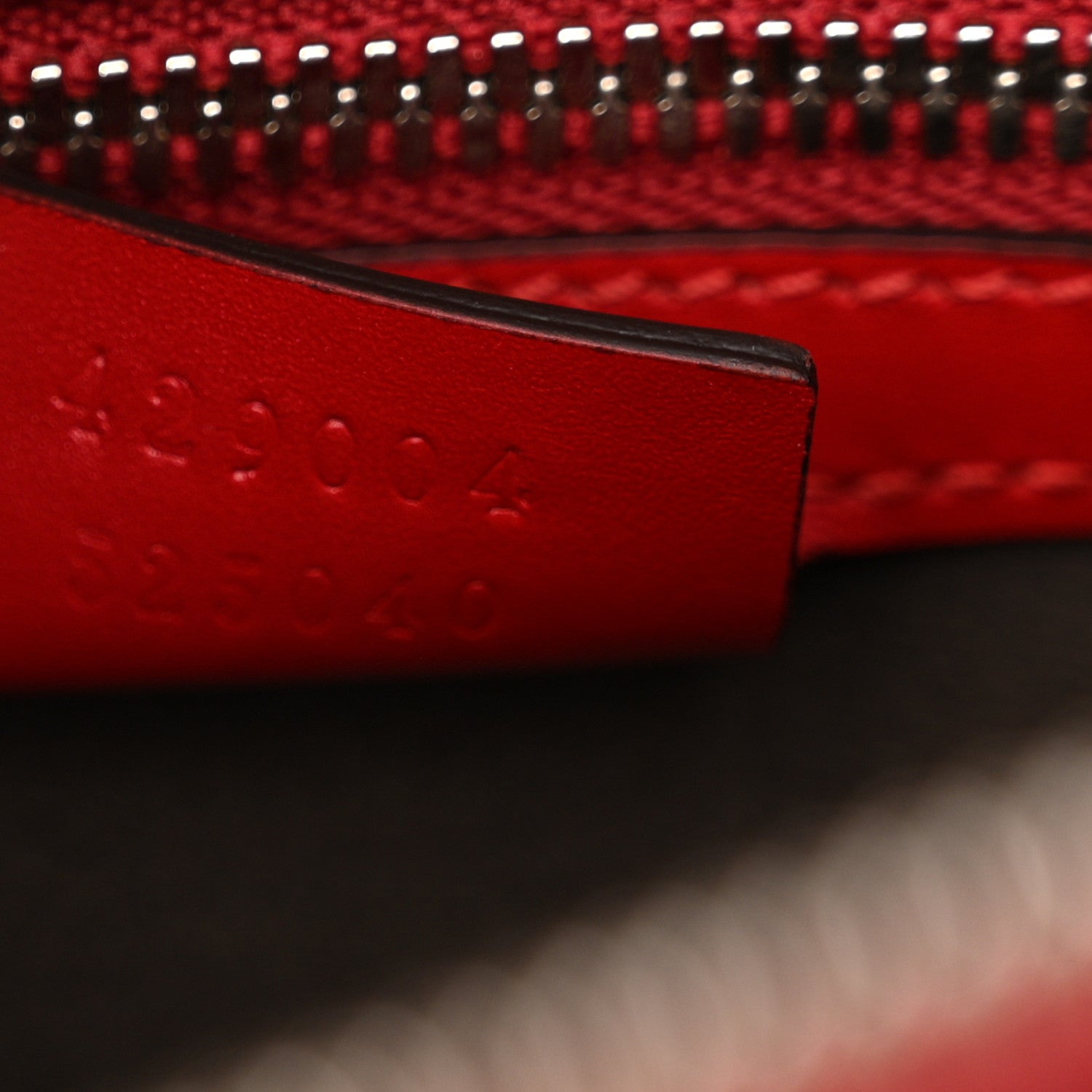 Gucci Guccissima Signature Messenger Bag Hibiscus Red 7 of 12